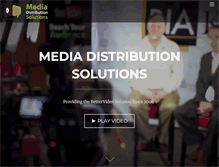 Tablet Screenshot of mediadistributionsolutions.com